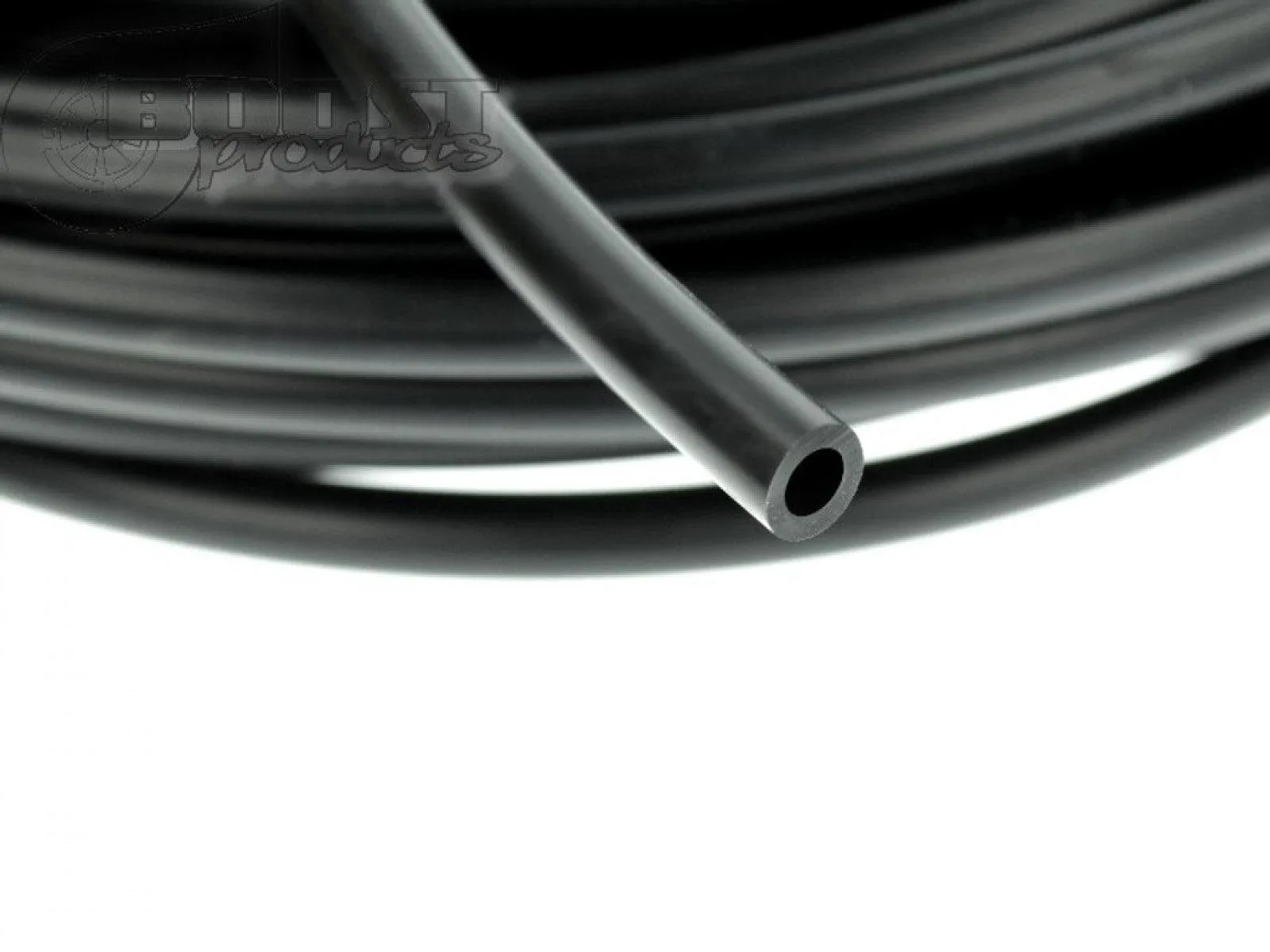 BOOST Products Silicone Vacuum Hose 4mm (5/32") ID, Black, 15m (50ft) Roll