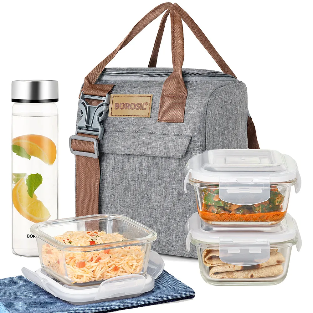 Borosil Gourmet Lunch Box Set