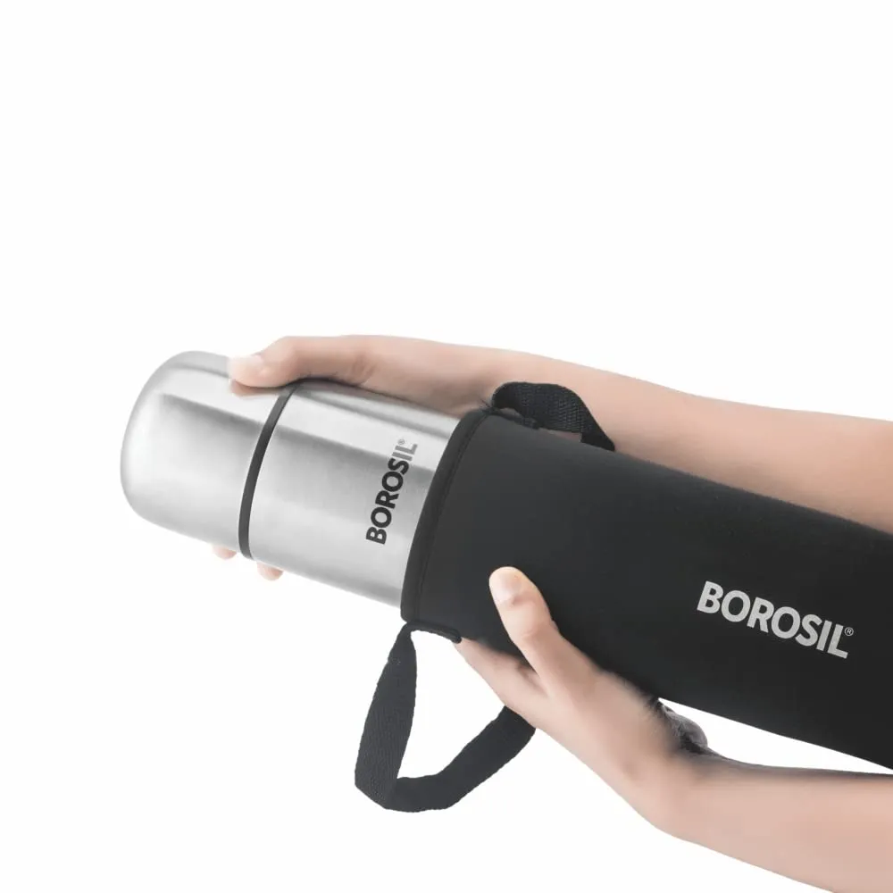 Borosil Thermo Flask, Black - CP