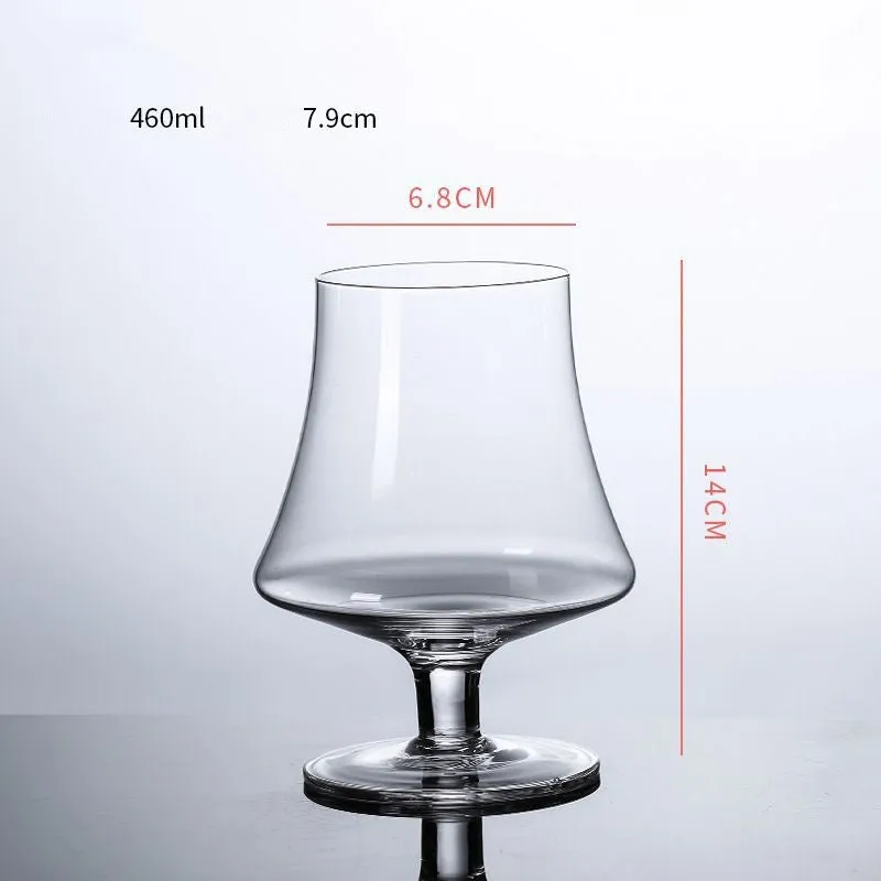 Brandy Wine Glass Thin Waist Glass