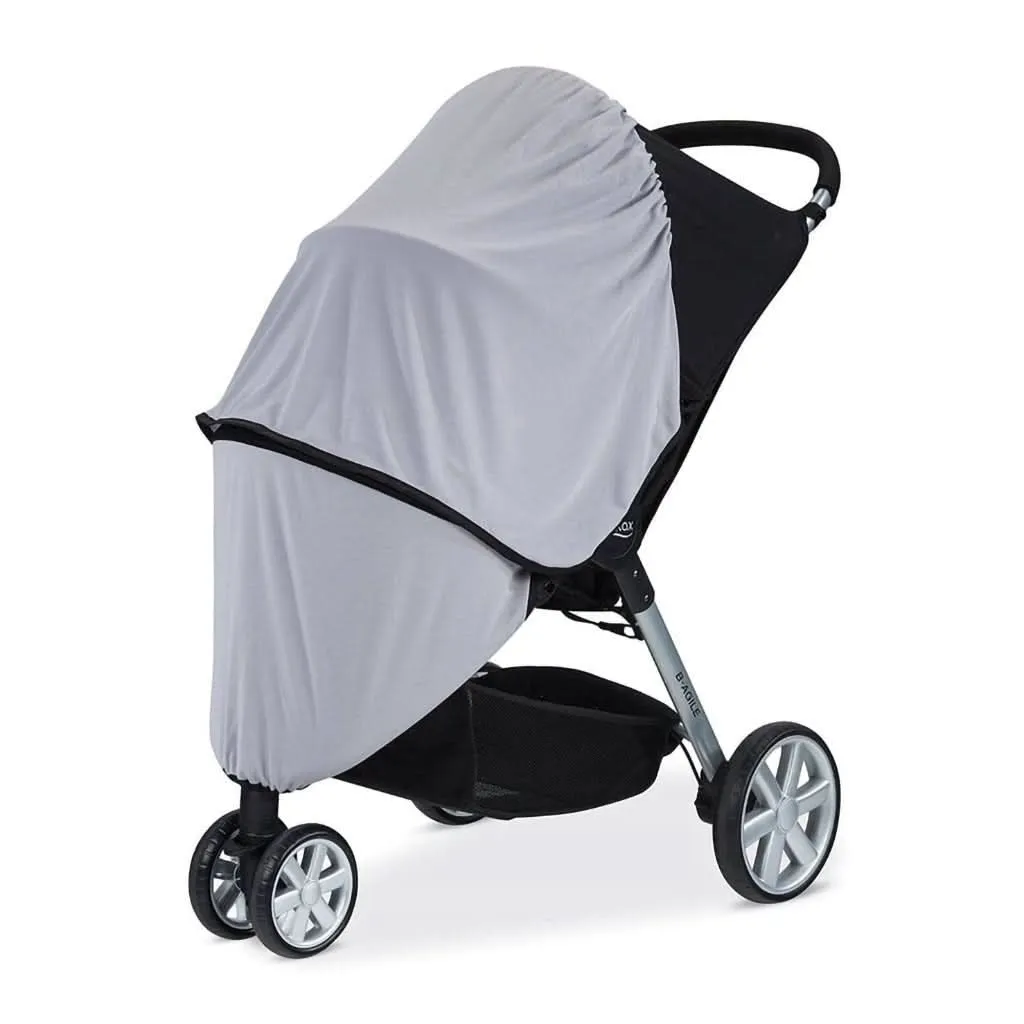 Britax B-Agile, B-Free, Pathway Single Stroller UPF 50  Sun and Bug Cover