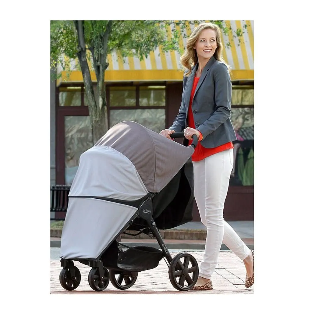 Britax B-Agile, B-Free, Pathway Single Stroller UPF 50  Sun and Bug Cover