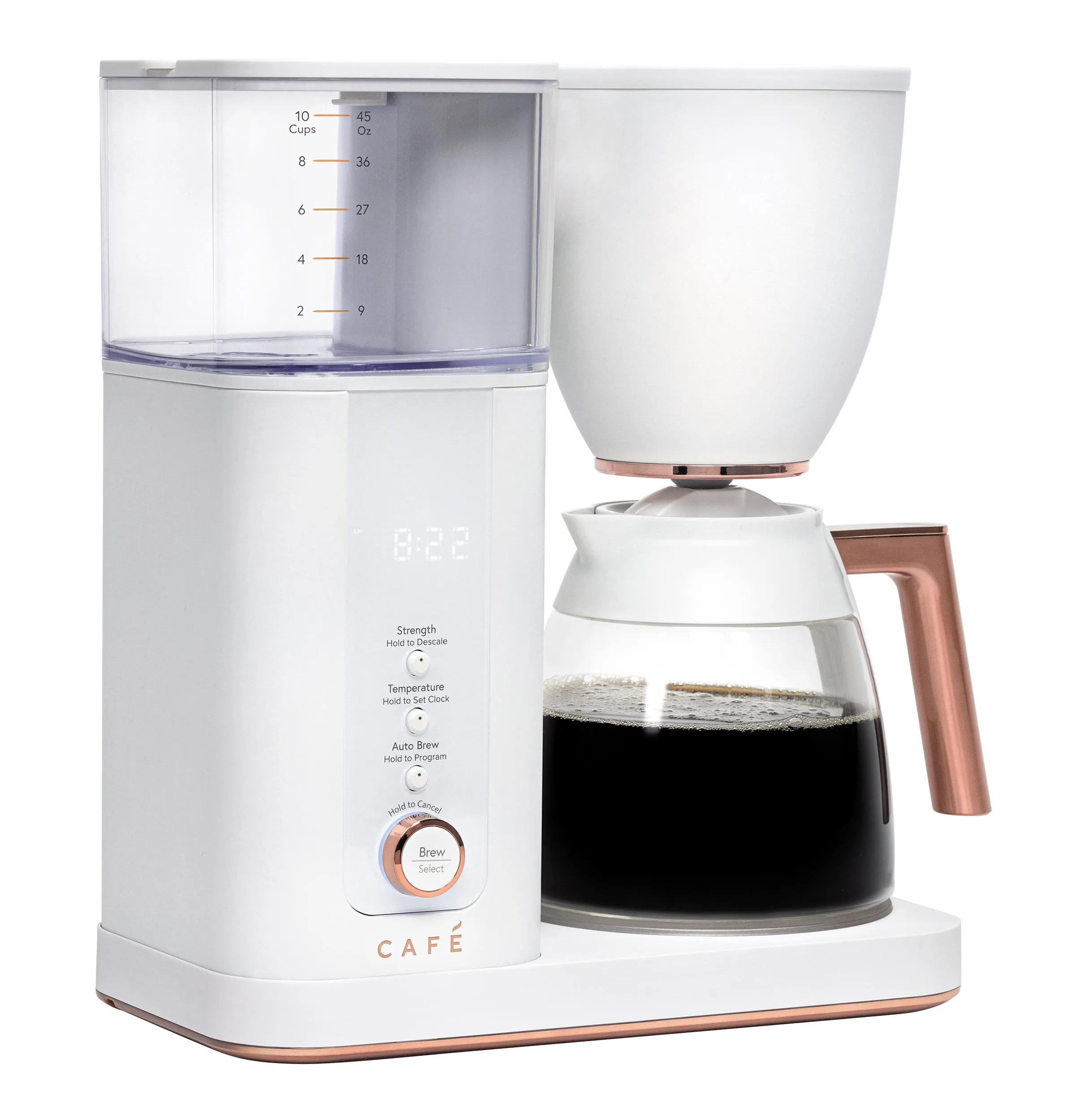 Cafe C7CDABS4RW3 Caf(eback)™ Specialty Drip Coffee Maker with Glass Carafe