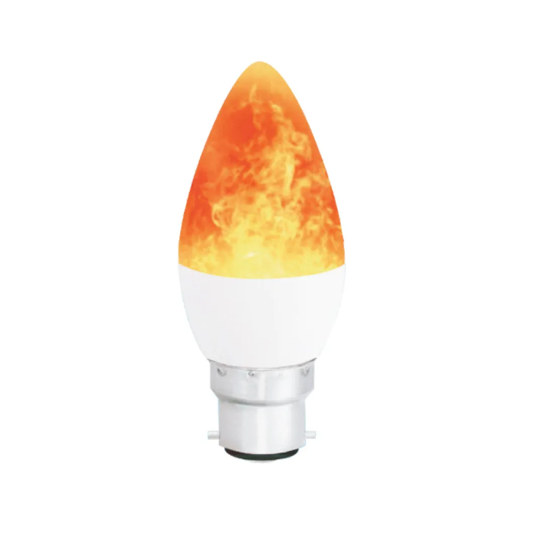 Candle Flame LED 4 Watts B22 (Pin) Bulb