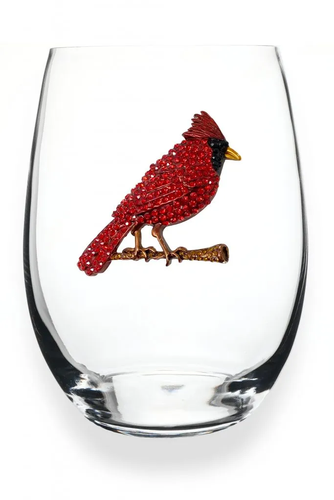 CARDINAL JEWELED STEMLESS