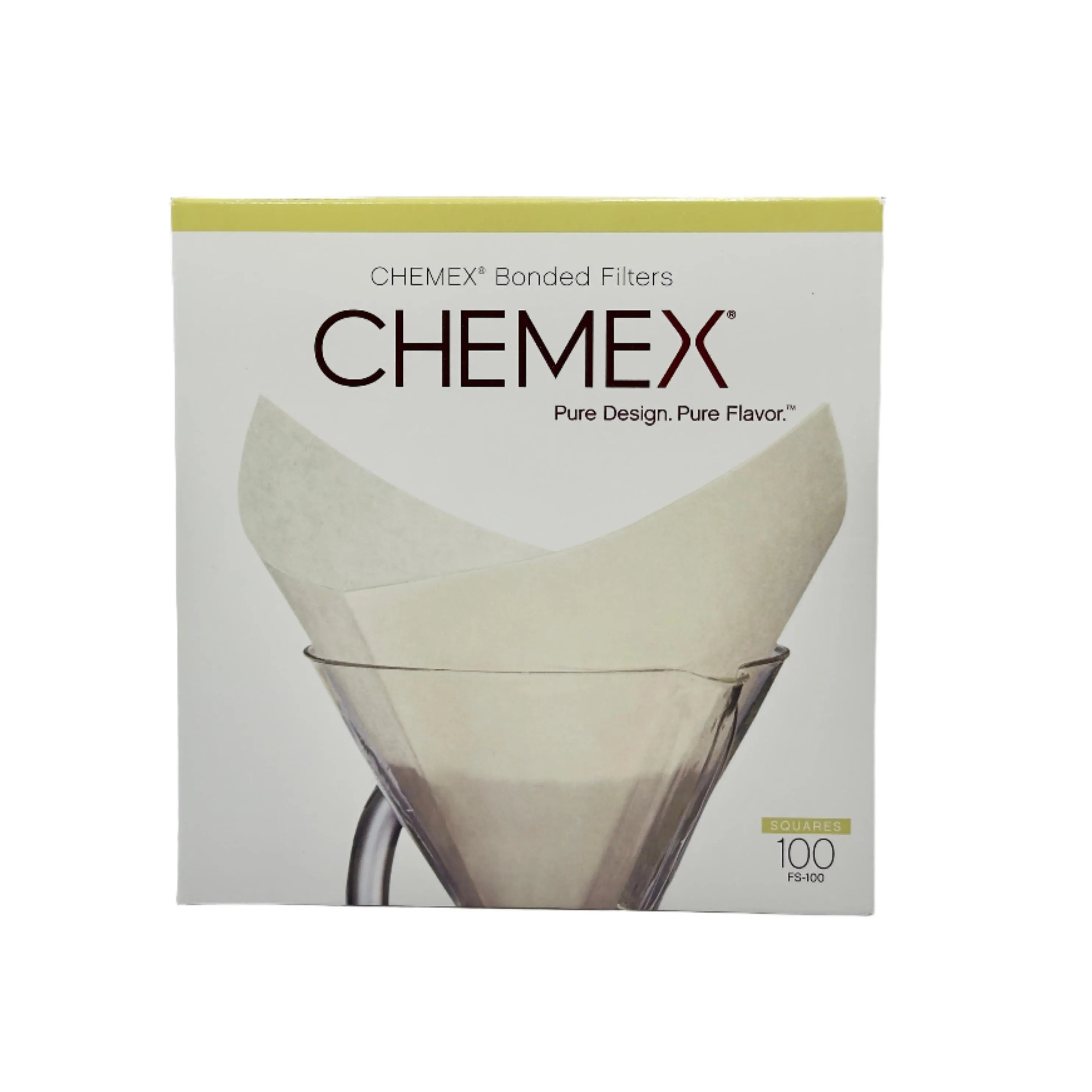 Chemex - Bonded Filters Pre-Folded Squares 100 Pcs