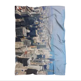 Chicago Skyline Sublimation Throw Blanket