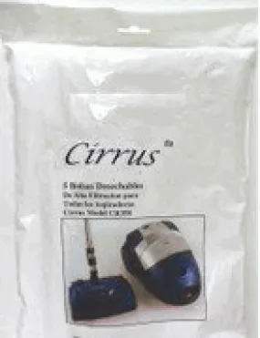 Cirrus 358 Canister Vacuum Cleaner Bags, 5 pk. Part # CVC358