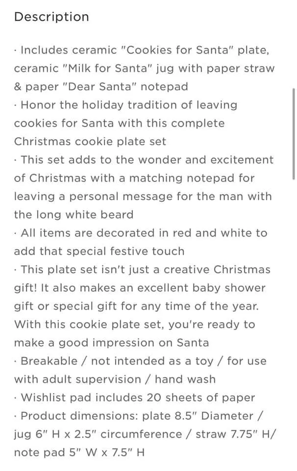 Cookies for Santa Set