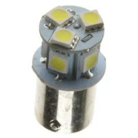 Cool White Mini LED Bayonet Bulb - BA15S SCC 10-30V