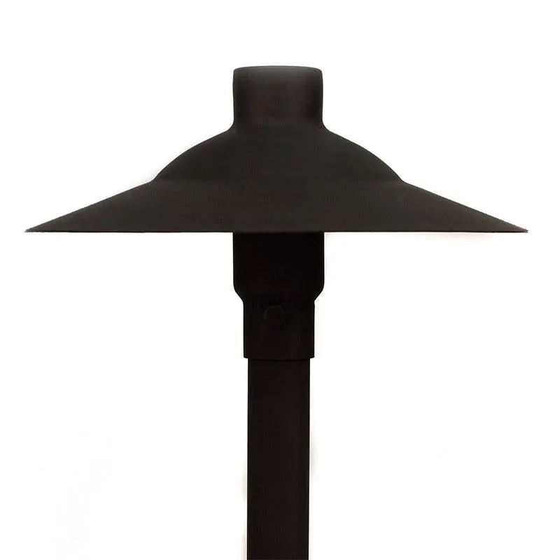 CopperMoon CM.730-16 12V Copper 9" Path Light Top, 16" Copper Stem With Stake