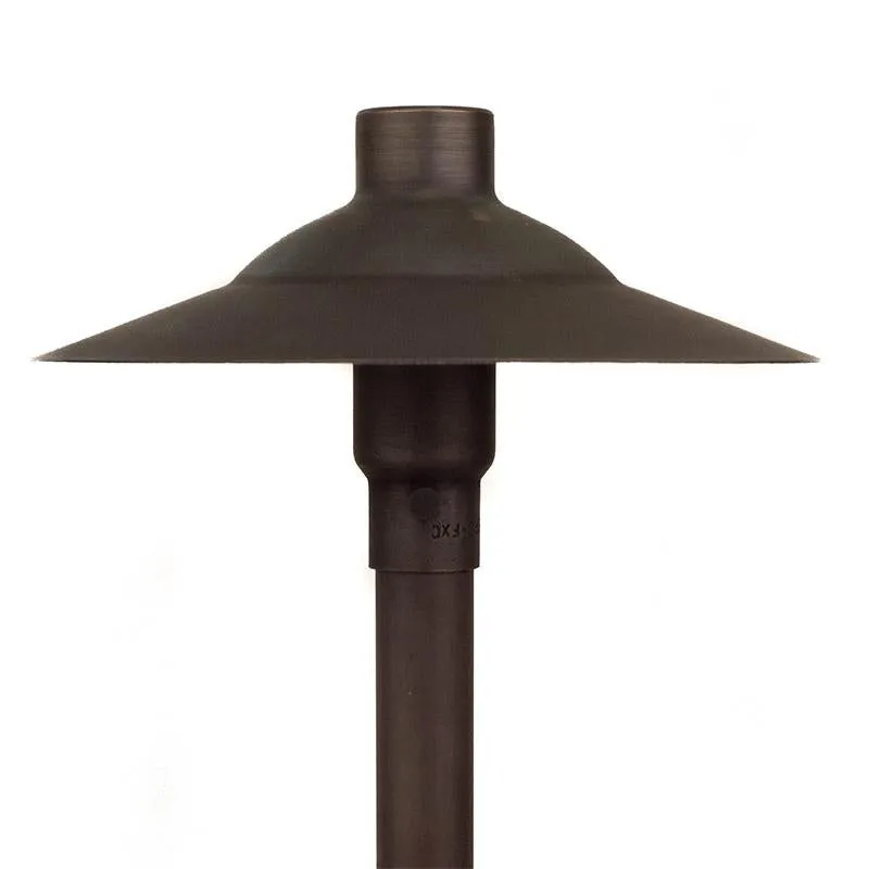 CopperMoon CM.730-16 12V Copper 9" Path Light Top, 16" Copper Stem With Stake