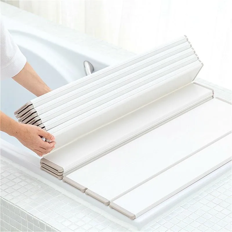 Creative Foldable Anti-Dust Bathtub Cover Tray