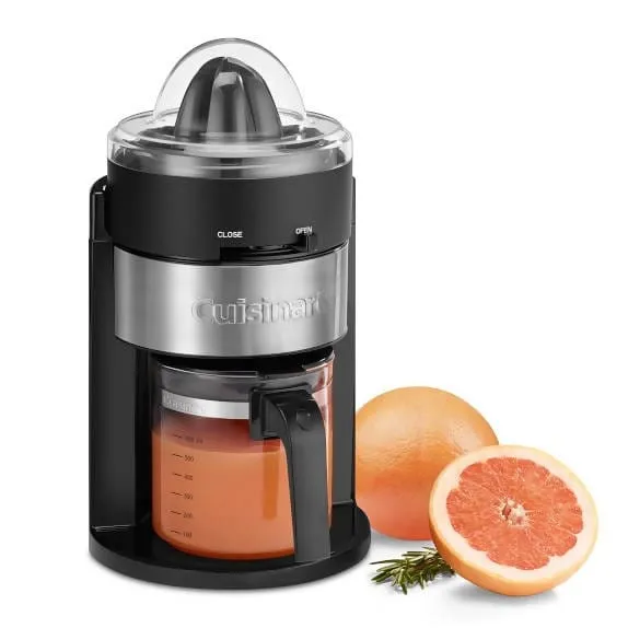 Cuisinart Citrus Juicer with Carafe (Black & Silver) - CU-CCJ-900