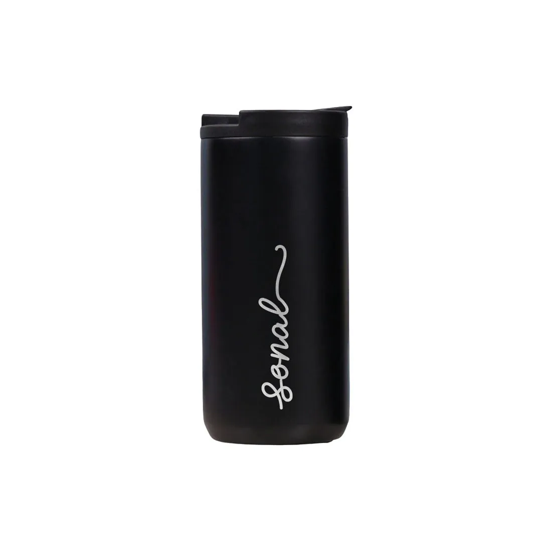 Custom Coffee Tumblers with lid for Travelling Flask Sipper (400 ML) - Name