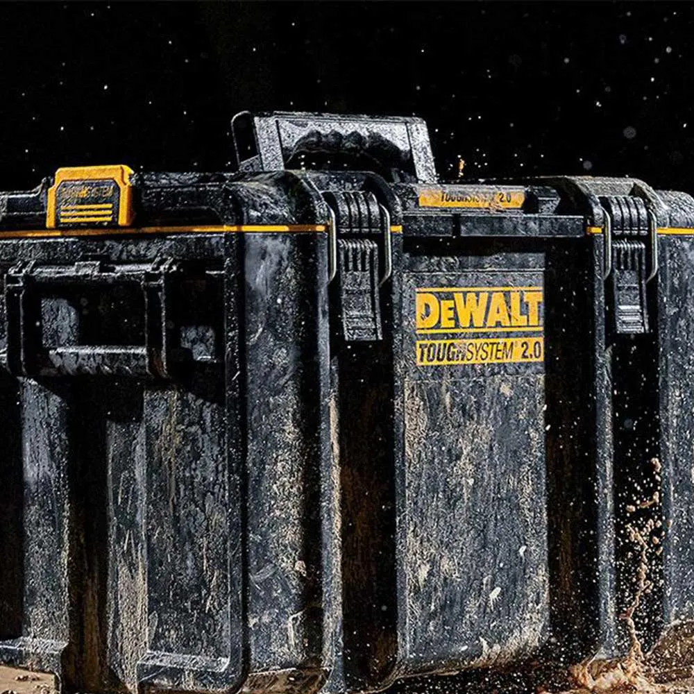 DeWALT DWST08400 TOUGHSYSTEM 2.0 Extra Large Toolbox w/Auto Connect Side Latches