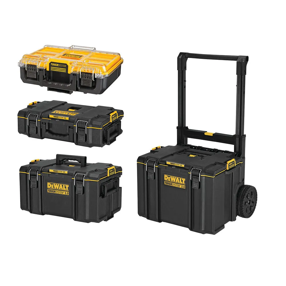 DeWALT DWST4KIT TSTAK TOUGHSYSTEM 2.0 Toolbox Organizer Combo Kit - 4 PC