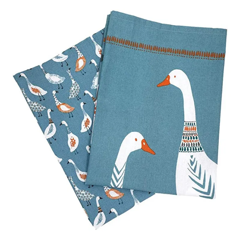 Dexam Giggling Geese Tea Towels (Set of 2)