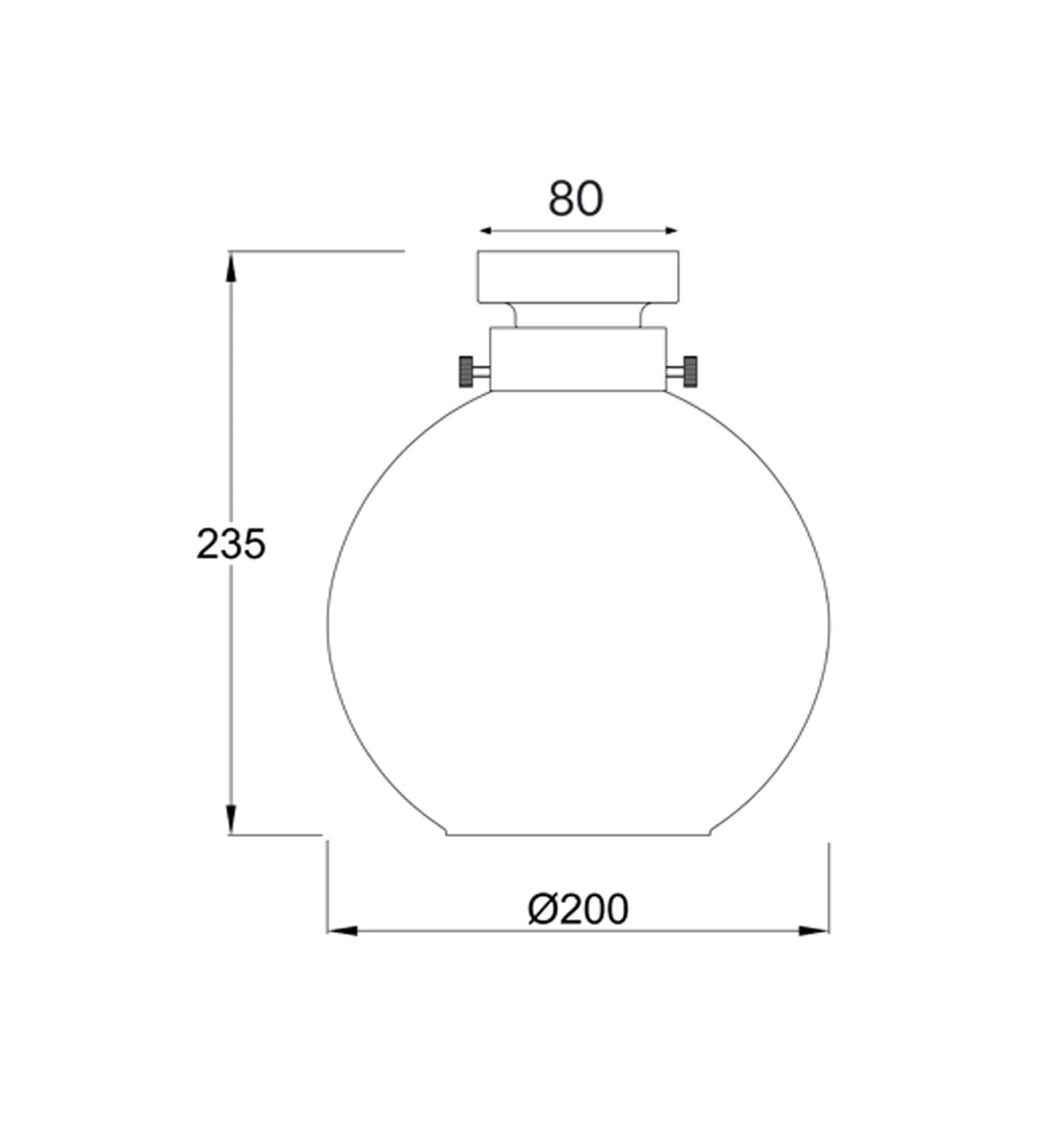 D.I.Y. Batten Fix Ceiling Lights - Wine Glass Shape Fixtures