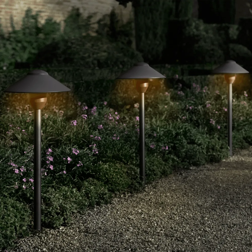 DL03 12V AC/DC Aluminum Low Voltage Landscape Lighting Mushroom Path Light