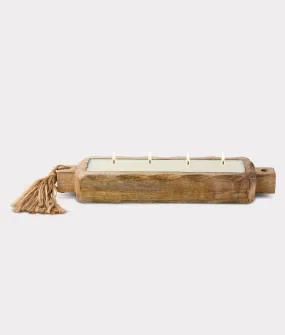 Driftwood Candle Tray 44Oz :: Brown