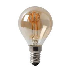 E14 Vintage Golf Ball Sunset White High LED Bulb