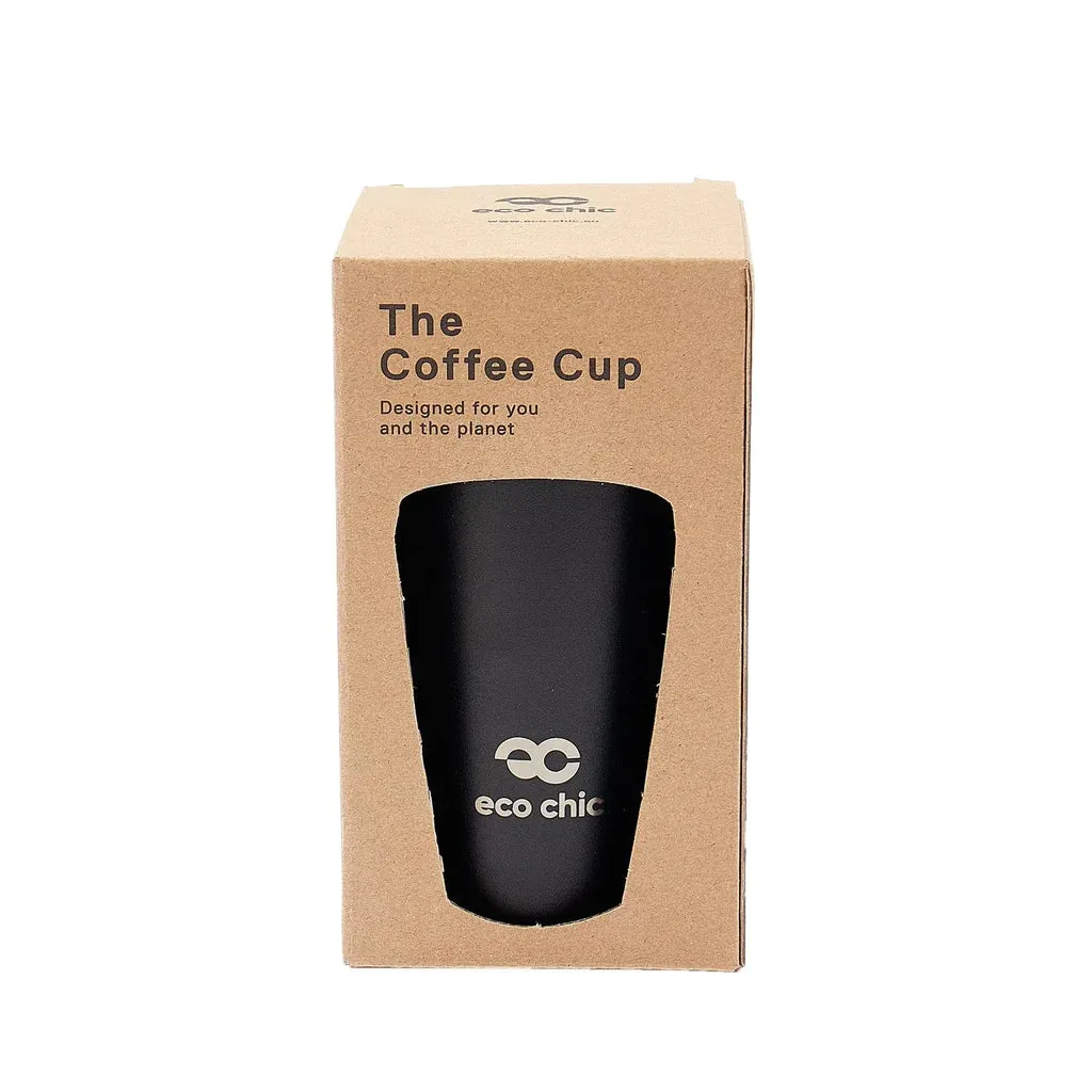 Eco Chic Black Music Thermal Coffee Cup