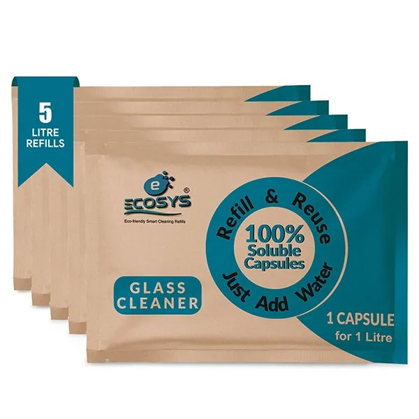 Ecosys Glass Cleaner | 2X More Shine | Streak-free Shine