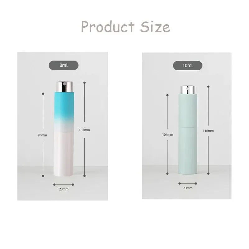 Elegant Glass Perfume Atomizer: Stylish Portable Spray Bottle