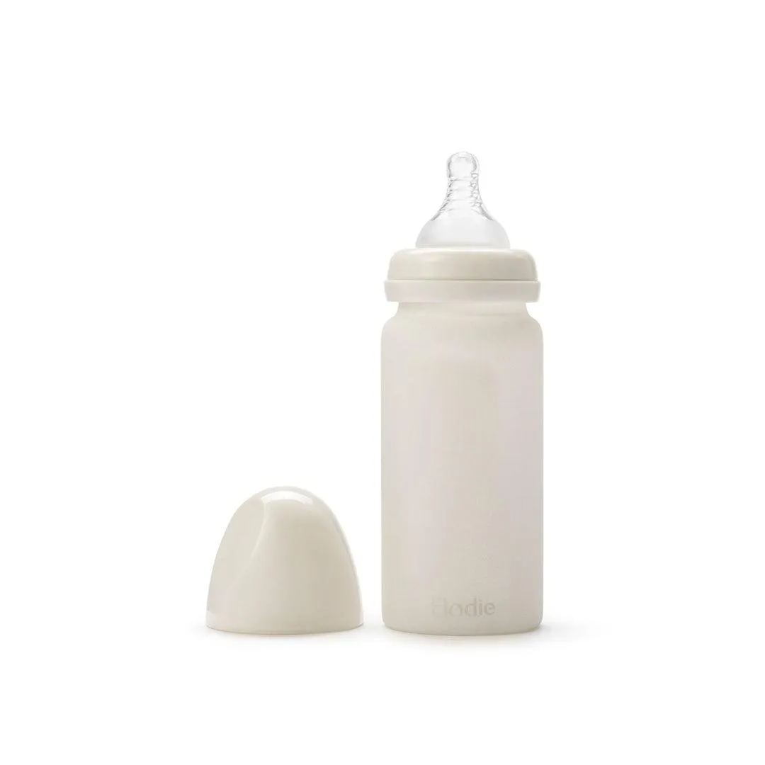 Elodie Details Glass Feeding Bottle  - Vanilla White