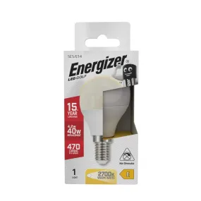 Energizer Led Golf Ses / E14 4.2W = 40W Warm White Bulb