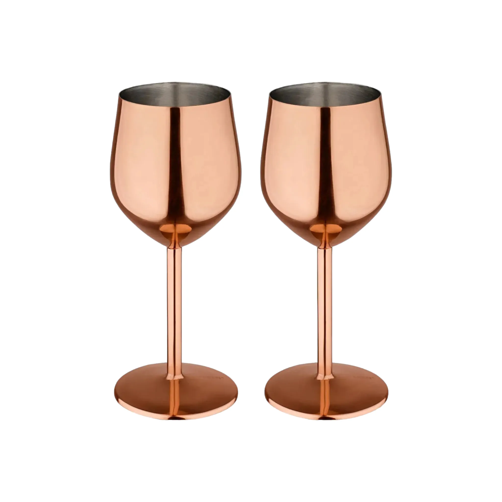 Enjoy Life Glass Tumbler Wine Glass Rose Gold 1pc XGL2574