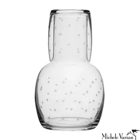 Etched Star Carafe