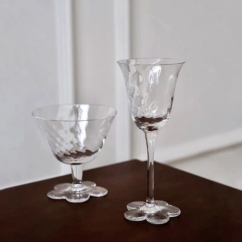 Flower Stem Coupe & Cocktail Glass