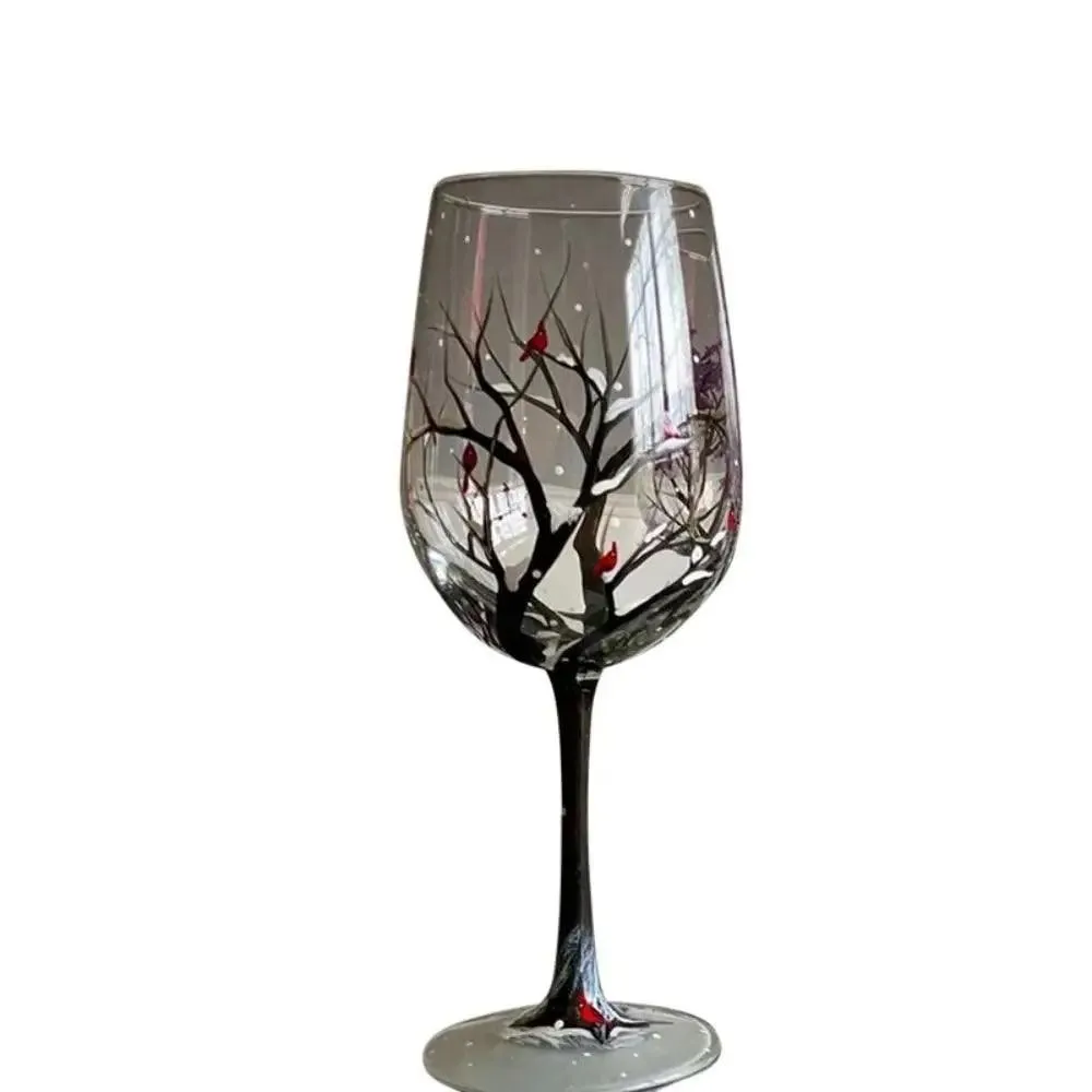 Four Seasons Trees Wine Glasses