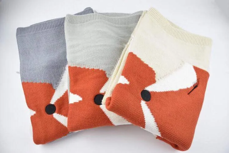 Fox Blankets 28x43in