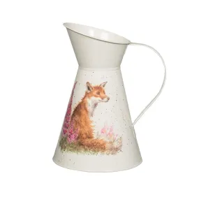 Fox Countryside Illustrated Flower Jug