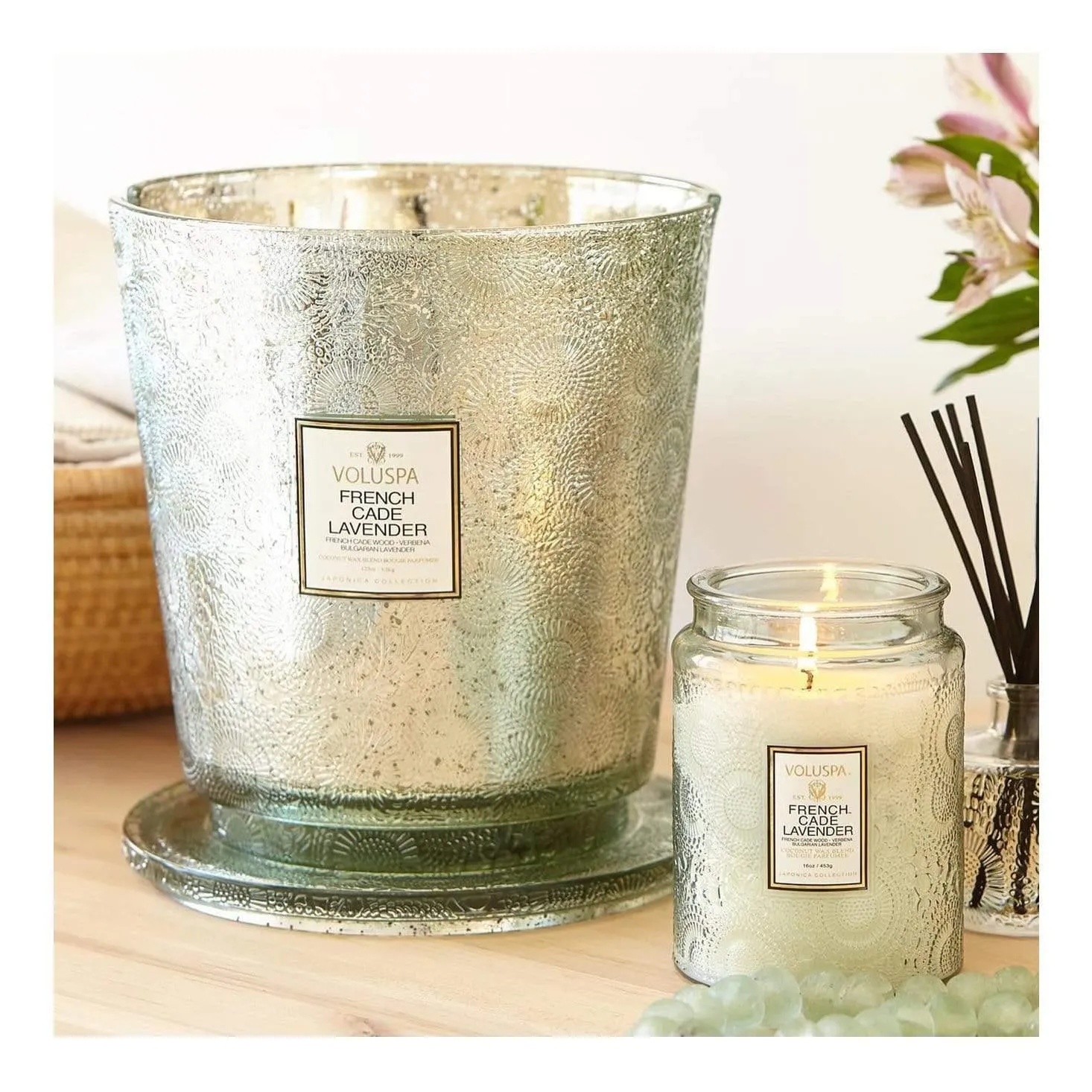 French Cade   Lavender Hearth Candle