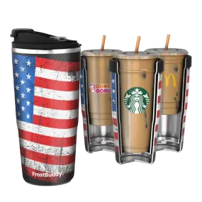 FrostBuddy® 30oz To-Go Buddy American Flag Coffee Insulator TOGO30-MERICA