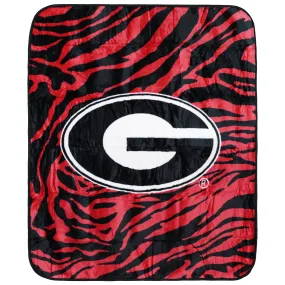 Georgia Bulldogs Raschel Throw Blanket