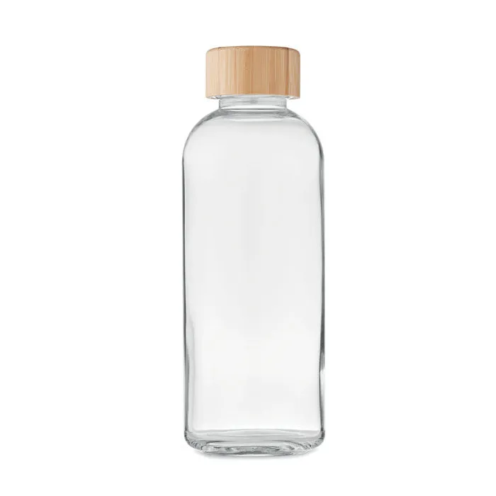 Glass Bottle 650ml Bamboo Lid | FRISIAN - MO6426