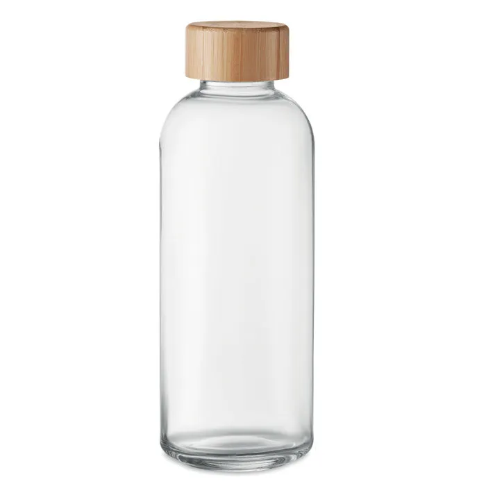 Glass Bottle 650ml Bamboo Lid | FRISIAN - MO6426