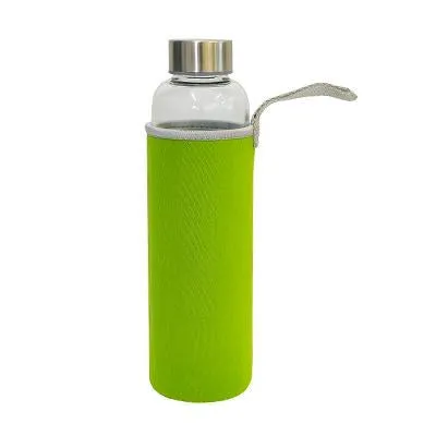 Glass Bottle with Pouch