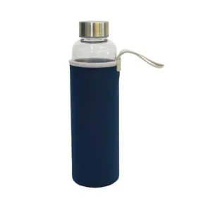 Glass Bottle with Pouch