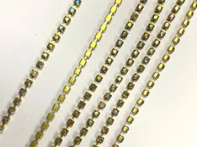 Golden Square Designer Glass Cup Chains- 9 ss