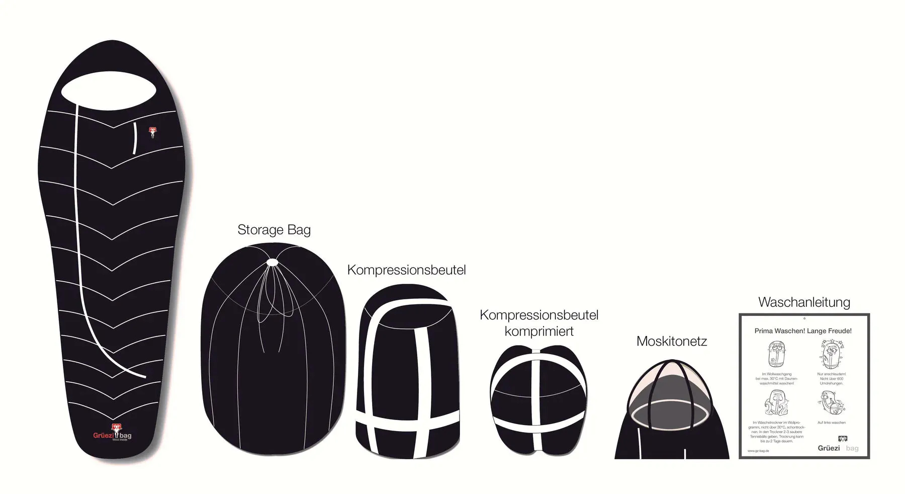 Grüezi Bag Biopod Wolle Survival Sleeping Bag