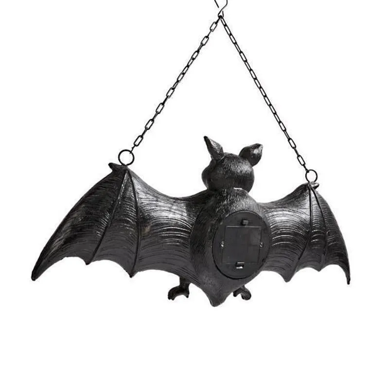 Halloween black bat lantern - decoration for All Hallow's Eve