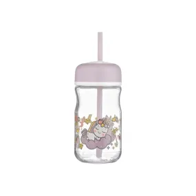 Hane Cuzy Kids Beverage Drinking Bottle with Straw 370cc HN-1753