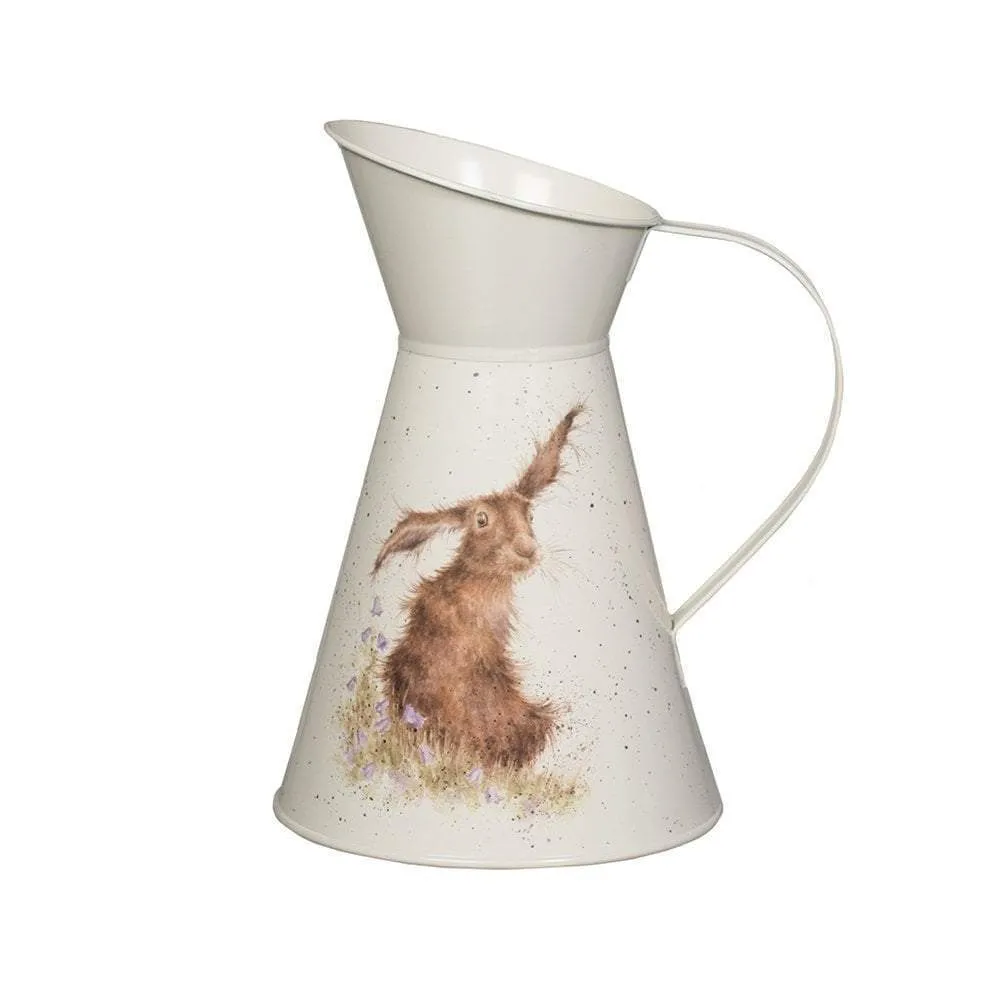 Hare Countryside Illustrated Flower Jug