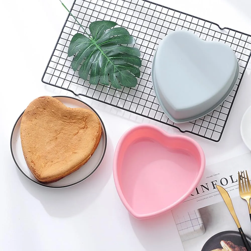 Heart Shape Silicone Baking Mold